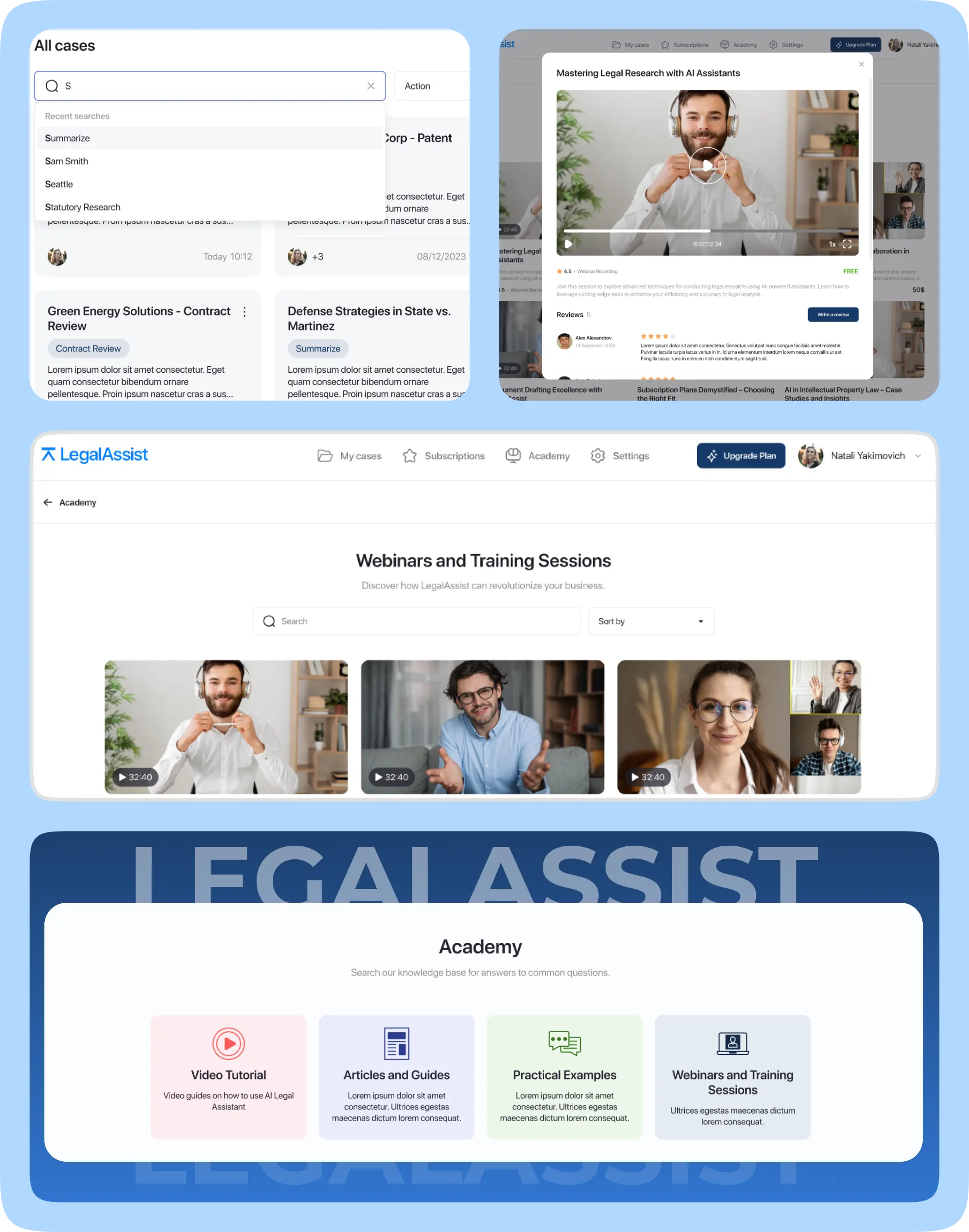 NinjaStream App Mockup