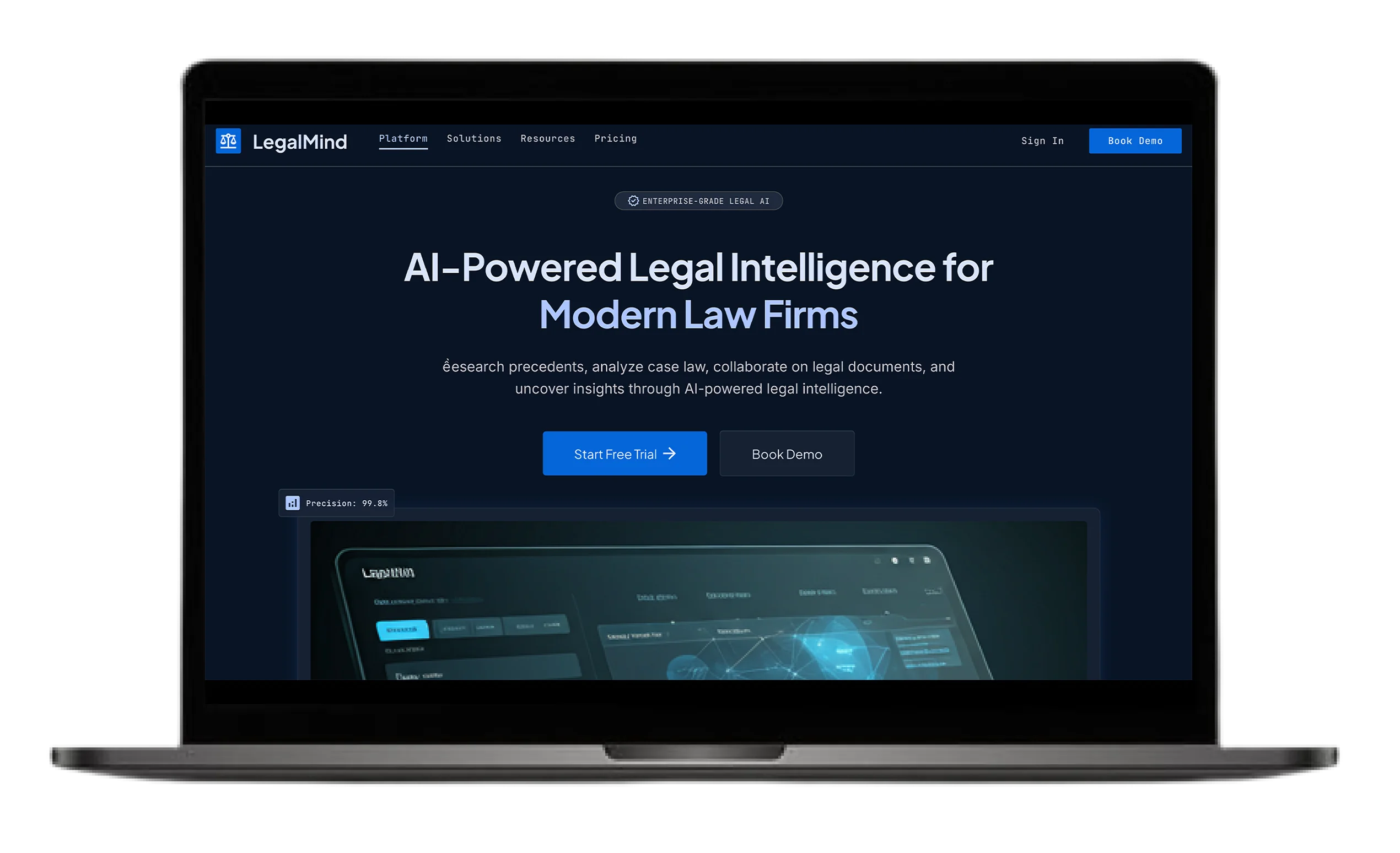 LegalMind Intelligence Platform Image